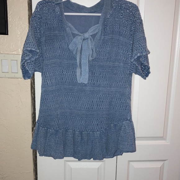 Free People Unique Crocheted Cotton Mini - Picture 2 of 13